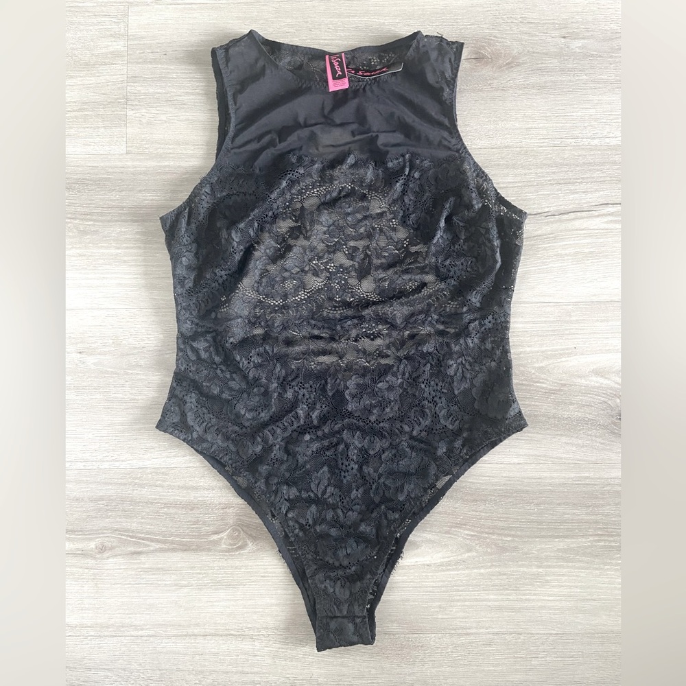 NWT La Senza Intimate Lace Body Suit Size Large